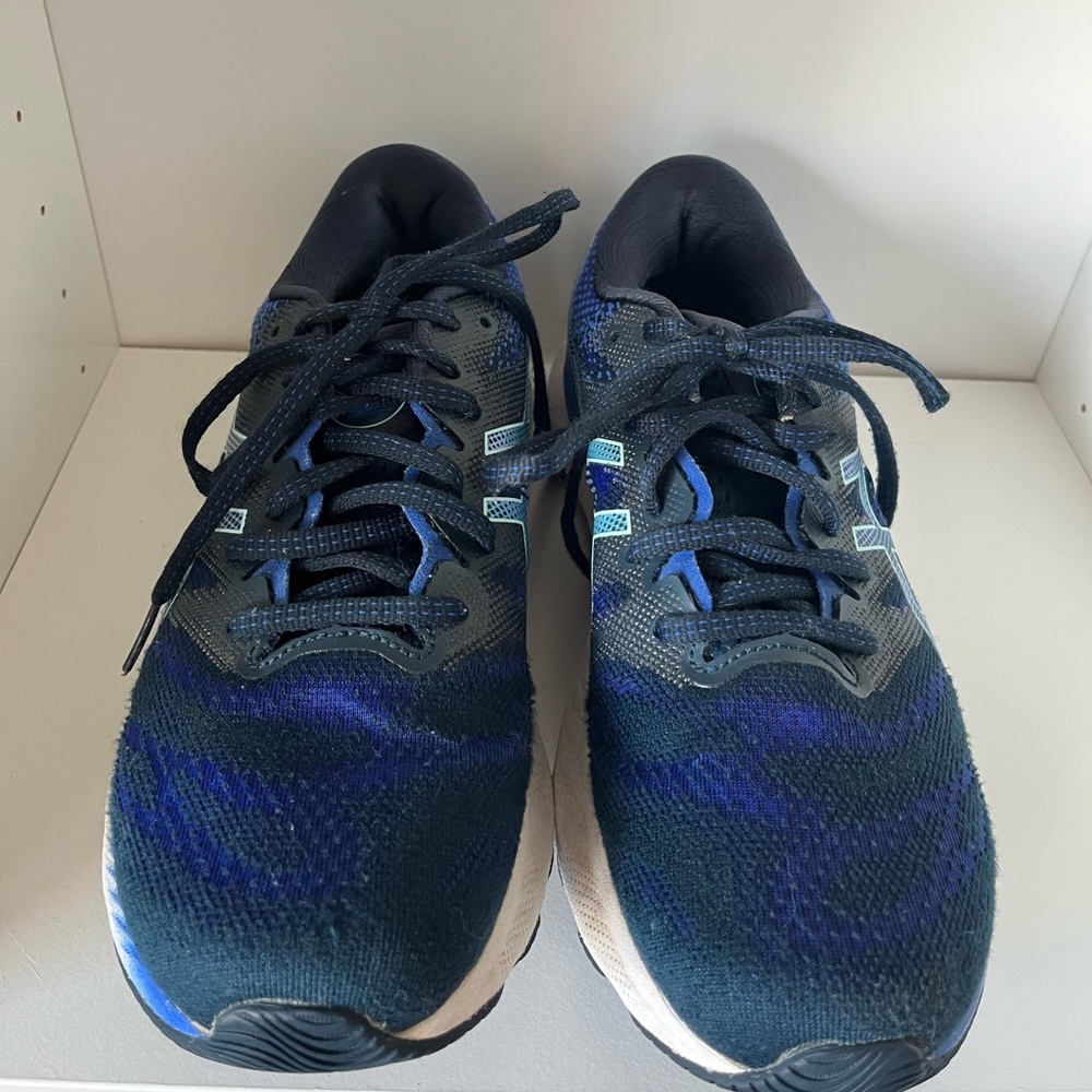 Asics Blue Teal Gel-Nimbus Running Sneakers - Picture 2 of 9